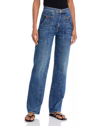 Mother - The Riveting Rambler Zip Sneak Jeans
