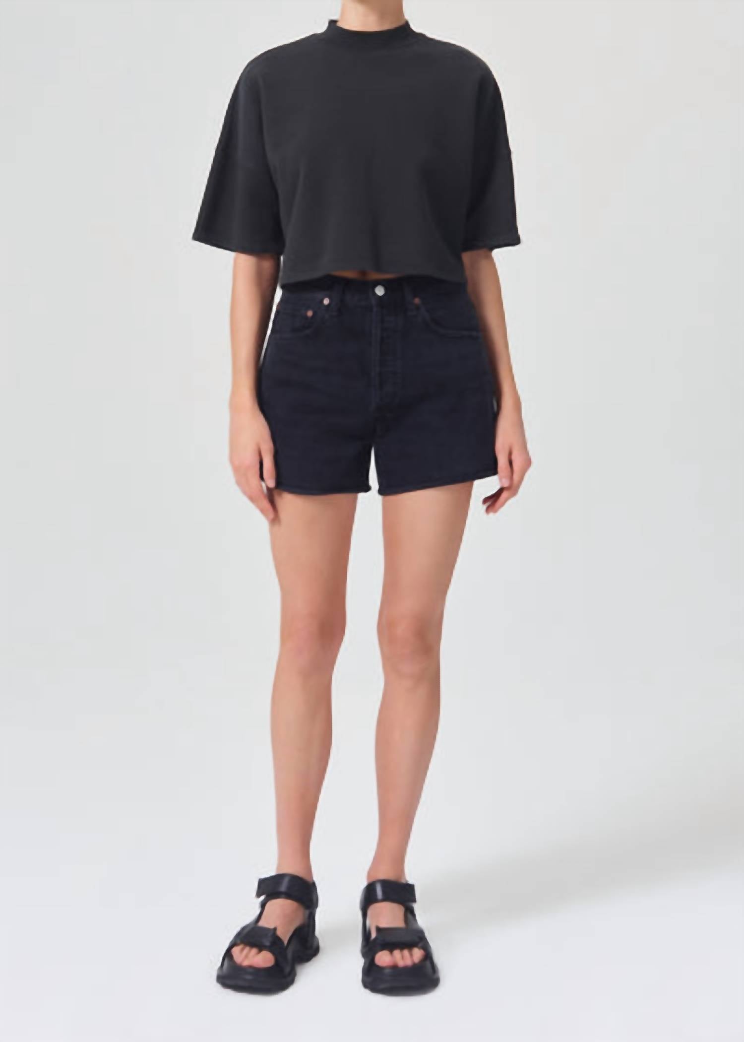 Agolde - Dee High Rise Rolled Hem Short