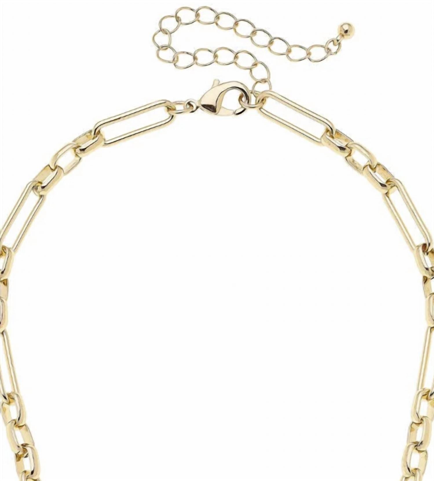 CANVAS Style Women's Christmas Cheer Enamel Charm Necklace in red pink white - women's jewelry - detail view