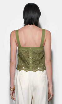 Greylin - Kandace Crochet Lace Sleeveless Top