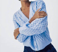 Mademoiselle Yeye - Heavenly Chunky Knit Cardigan