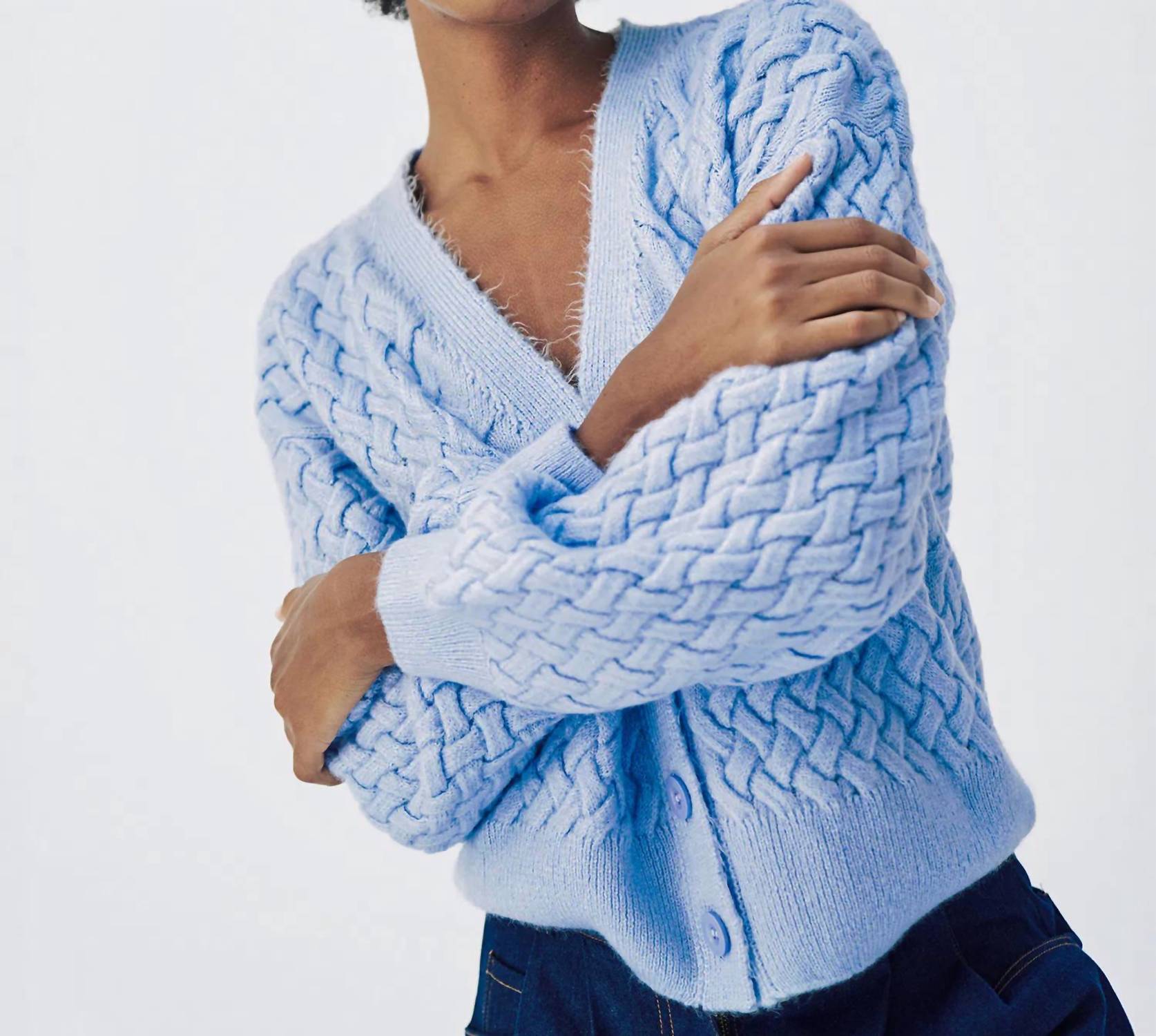 Mademoiselle Yeye - Heavenly Chunky Knit Cardigan