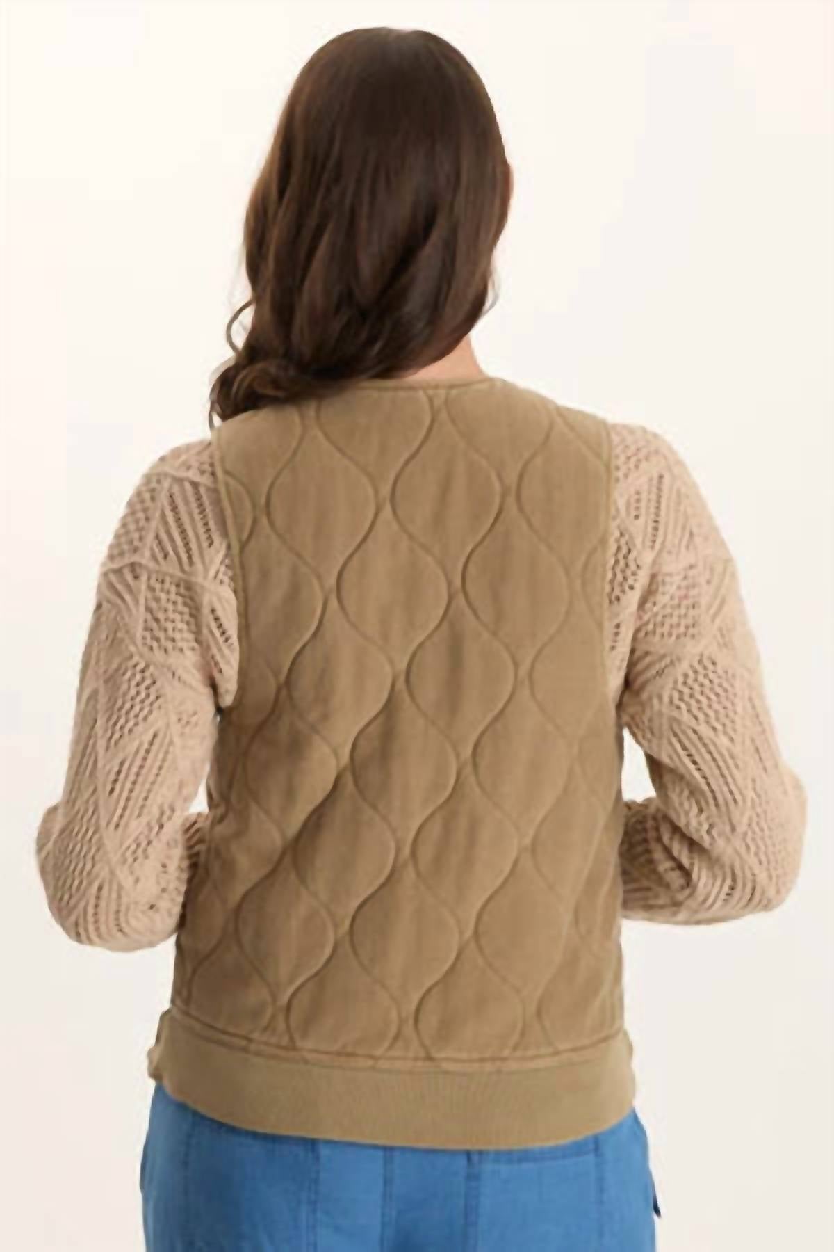 Xcvi - Aeric Quilted Zipper Pocket Vest