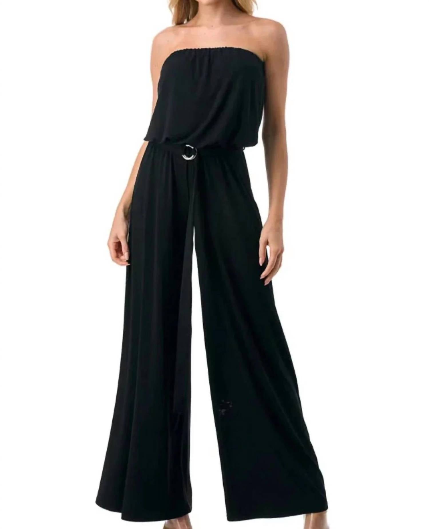 Ariella - Tube Wide Leg Jumpsuit