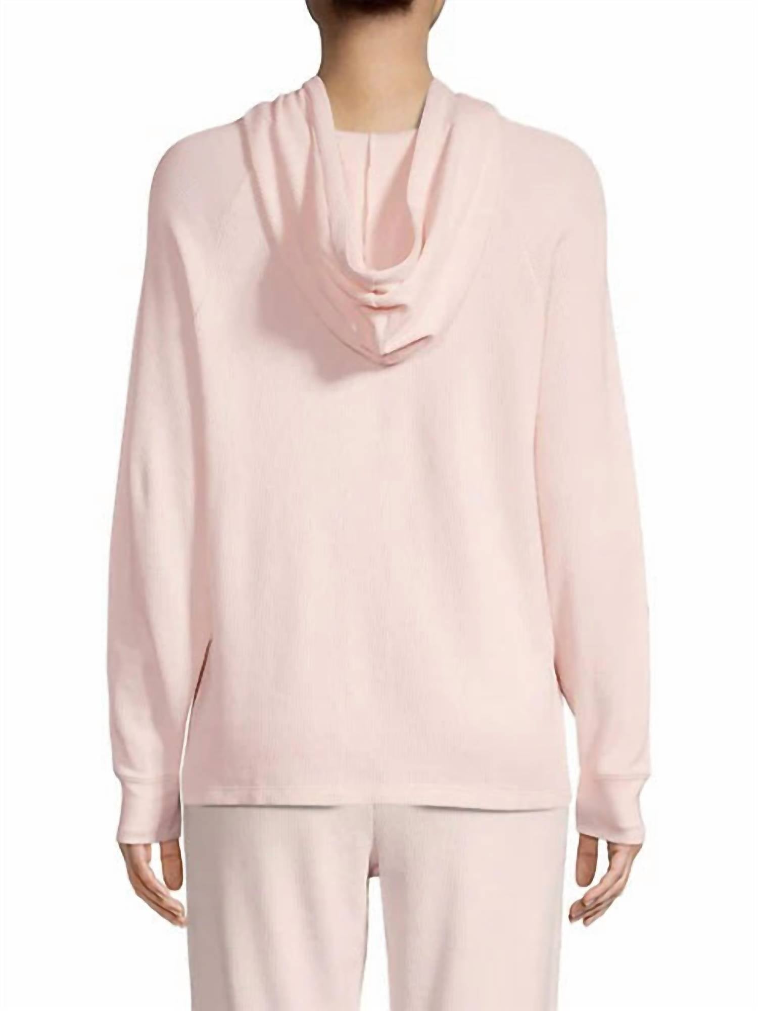 Loveshackfancy - Lisle Waffle Knit Raglan Sleeve Hoodie
