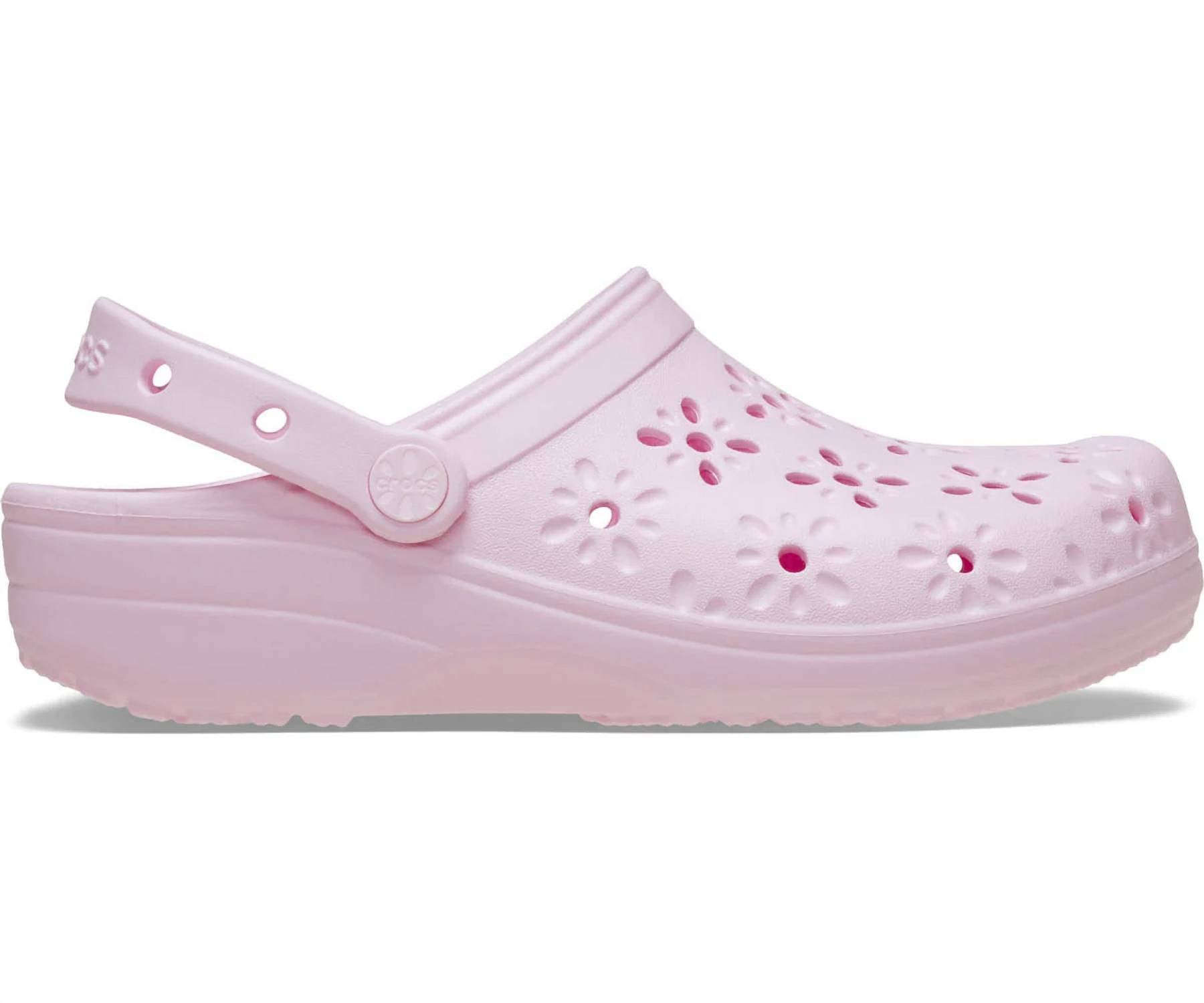 Crocs - Women's Classic Floral Cut Out Clog
