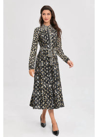 Miss Finch Nyc - Midnight Luxe Midi Dress