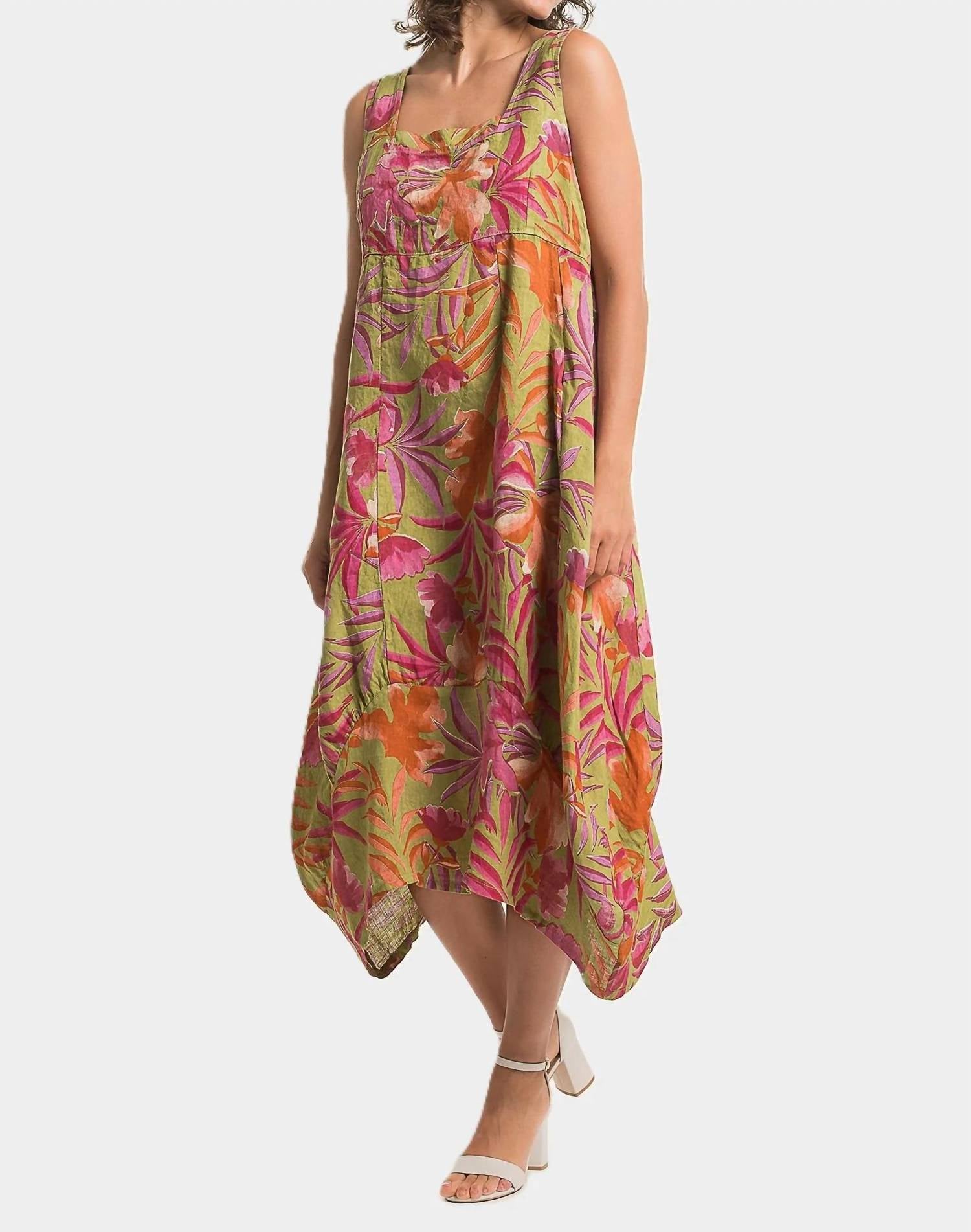 Linen Luv - Long Seemed Dress