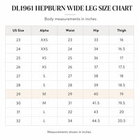 Dl1961 - Women'S - Hepburn Wide Leg High Rise Vintage Jeans