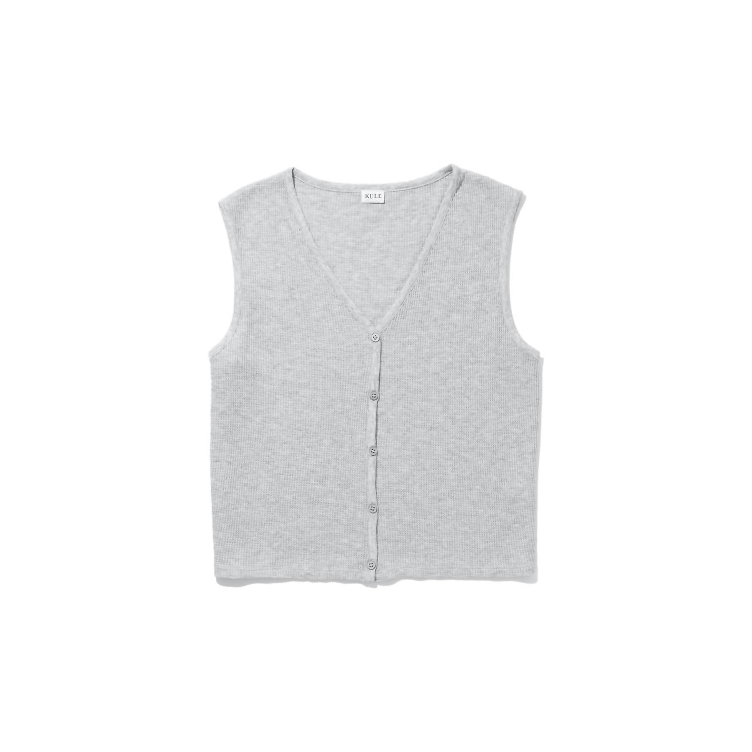 Kule - Vika Ribbed Knit Sleeveless Vest