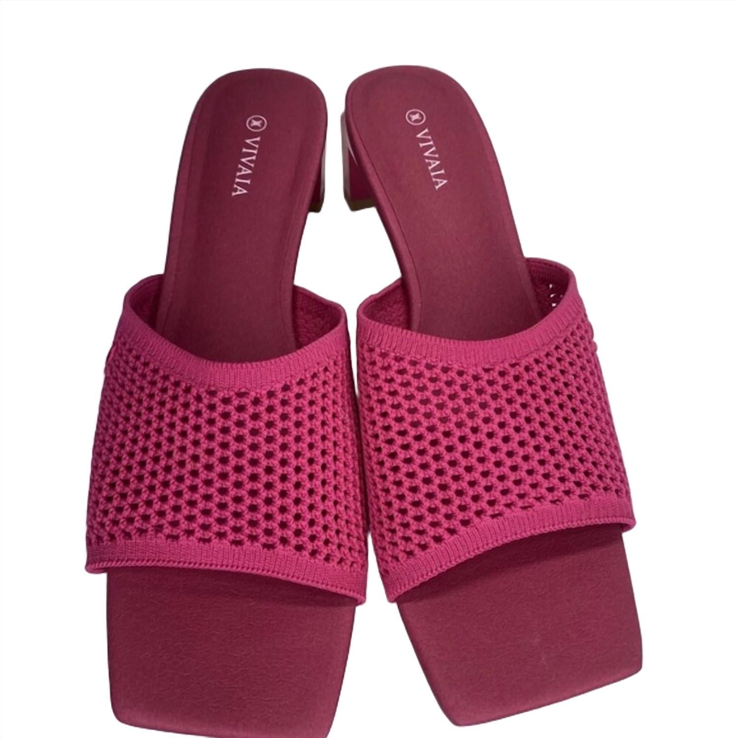 Vivaia Women's Juliet Sandals in pitaya pink - women's sandal - alternate view