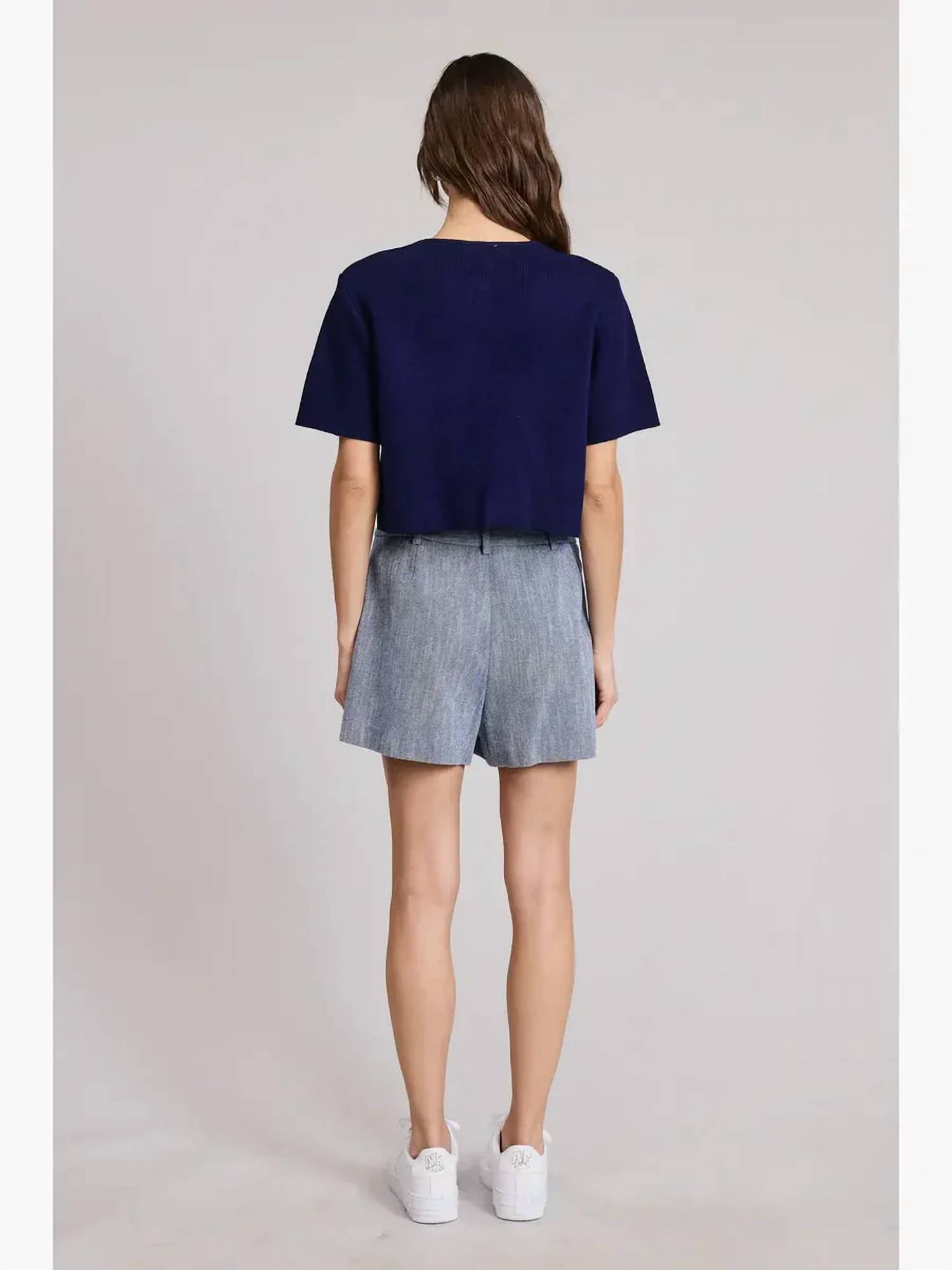 Flat White - Priscilla Short Sleeve Cardigan