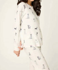 Pj Salvage - My Dog Is My Valentine Pajama Set