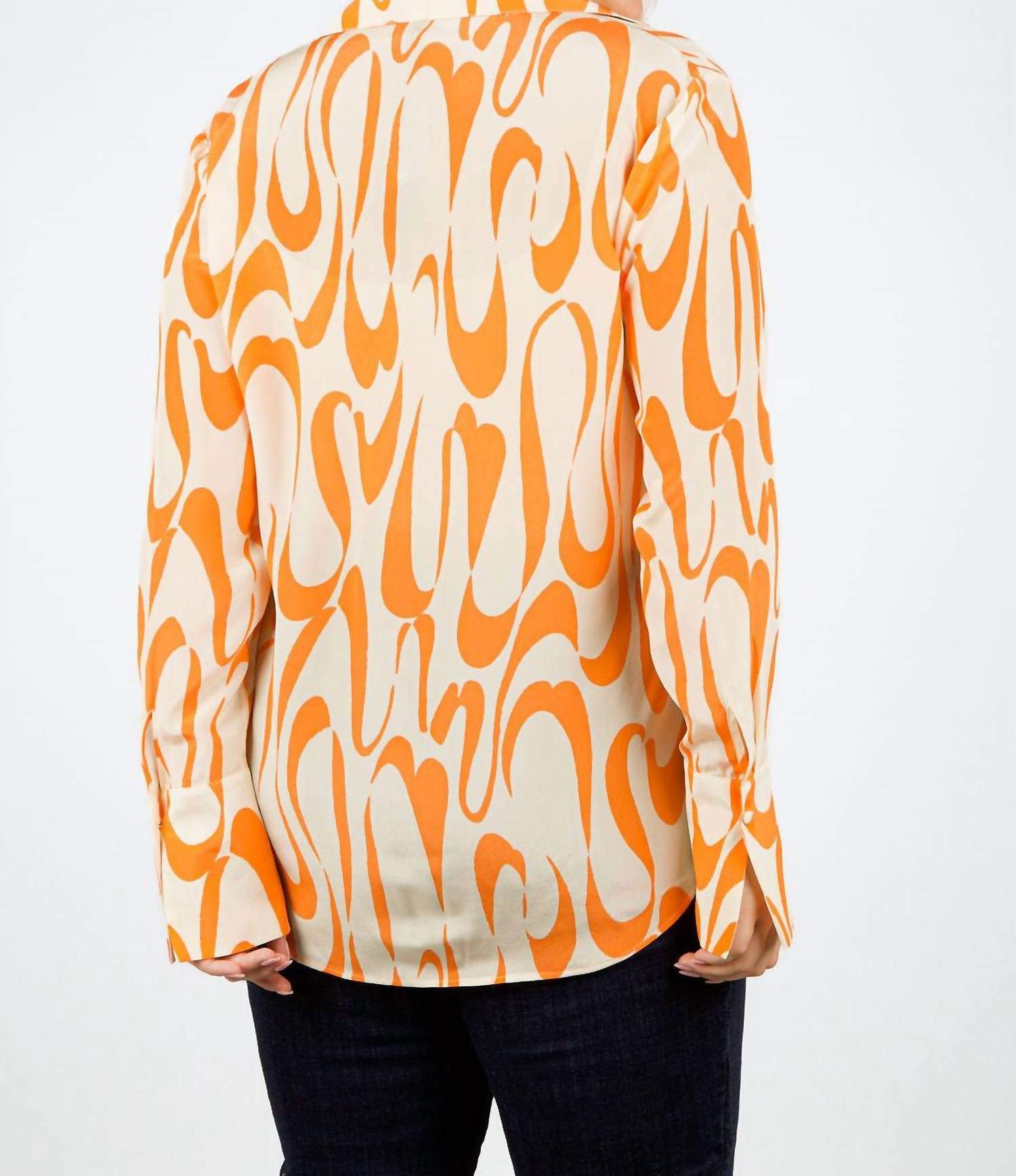 Catherine Gee - Daria French Cuff Silk Blouse