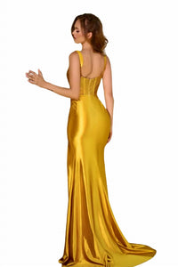 Portia&Scarlett - Thigh-high slit Prom Dress