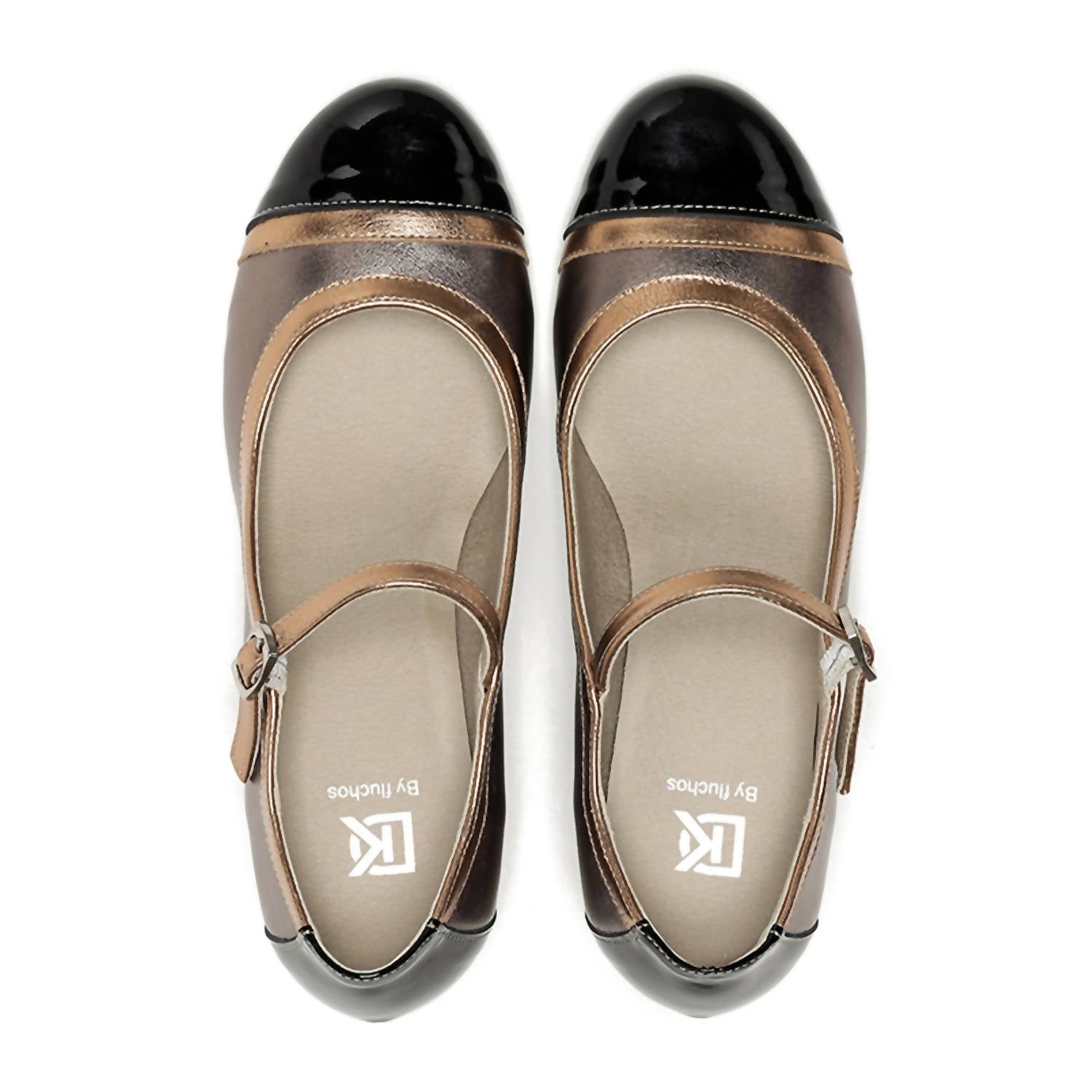 Fluchos - Women's Frida Heeled Mary Jane Shoes