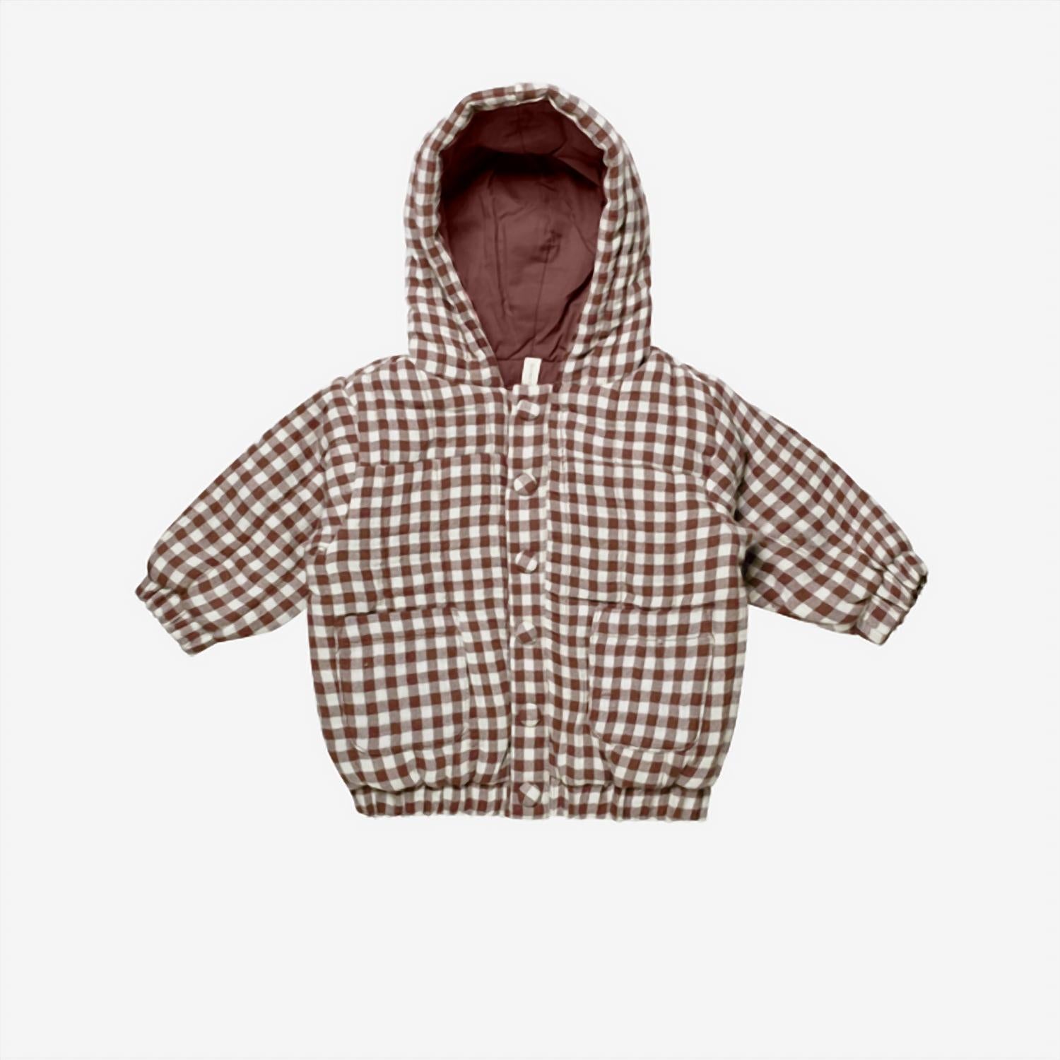 Quincy Mae - Hooded Woven Jacket