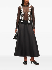 Ganni - Duchesse Satin Long Circle Skirt