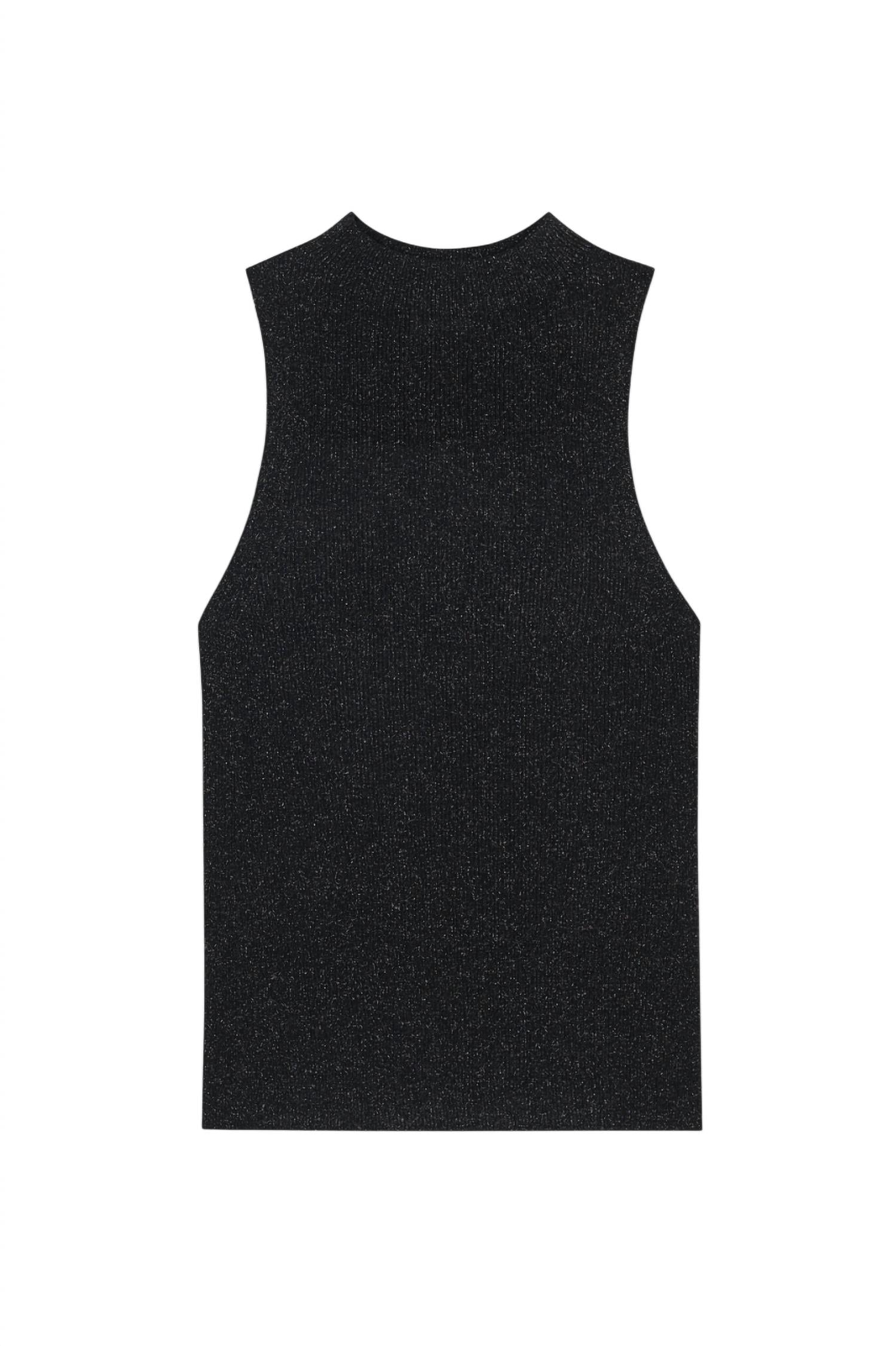 Closed - Sleeveless Lurex Top