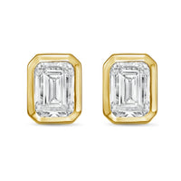 Diana M Jewels - Women's Emerald Lab-grown Diamond Stud Earrings (10.00 Tcw) - Bold