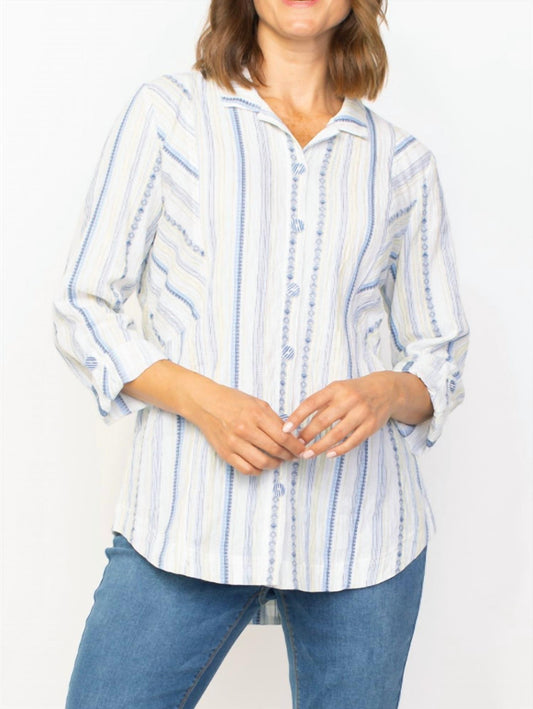 Habitat - Coastal Boho Boyfriend Tunic