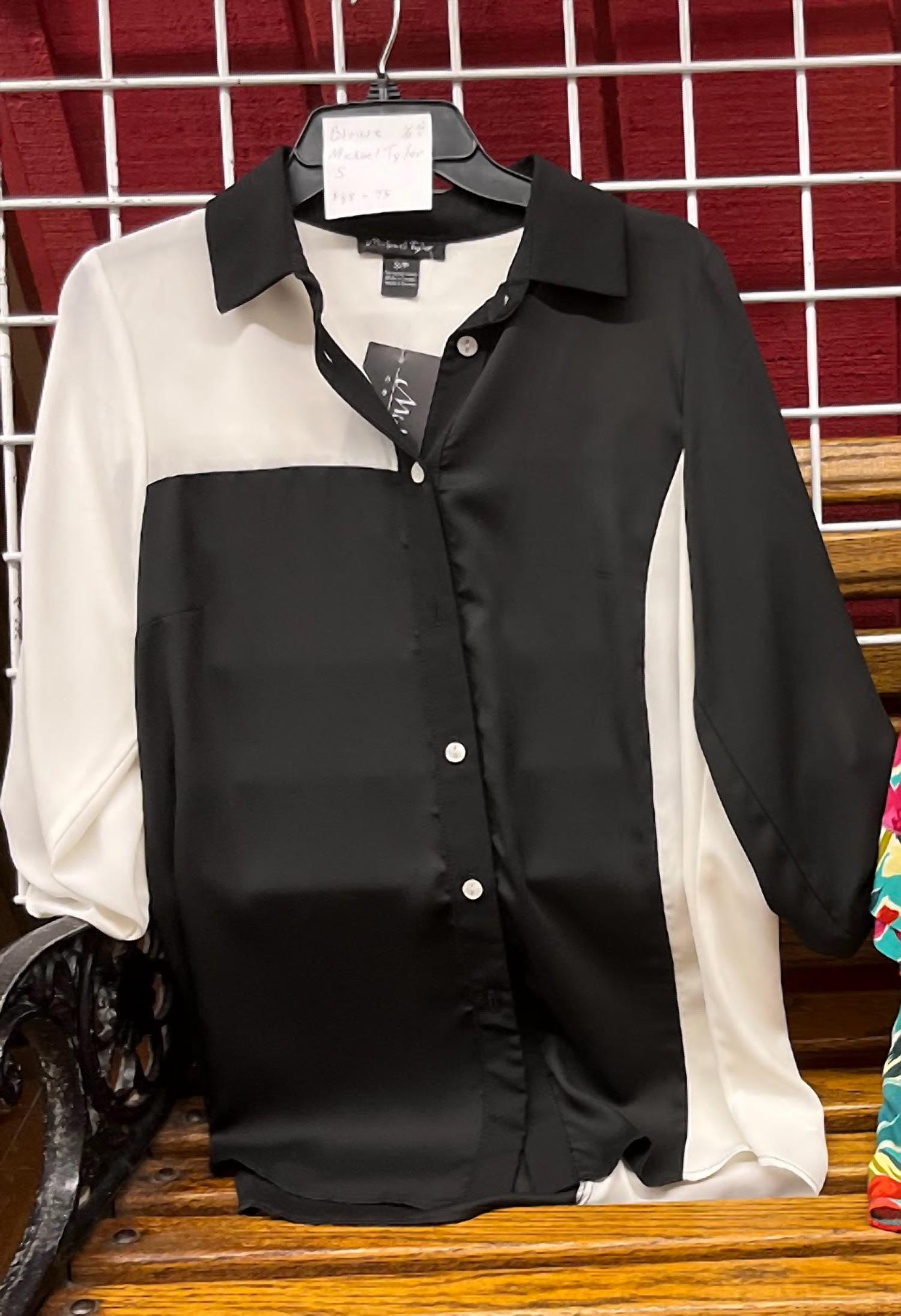 Michael Tyler - Women's Color Block Blouse