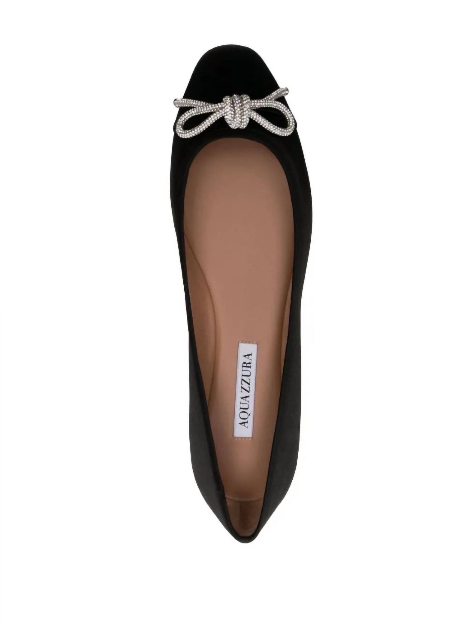 Aquazzura - Parisina Crystal Ballet Shoes