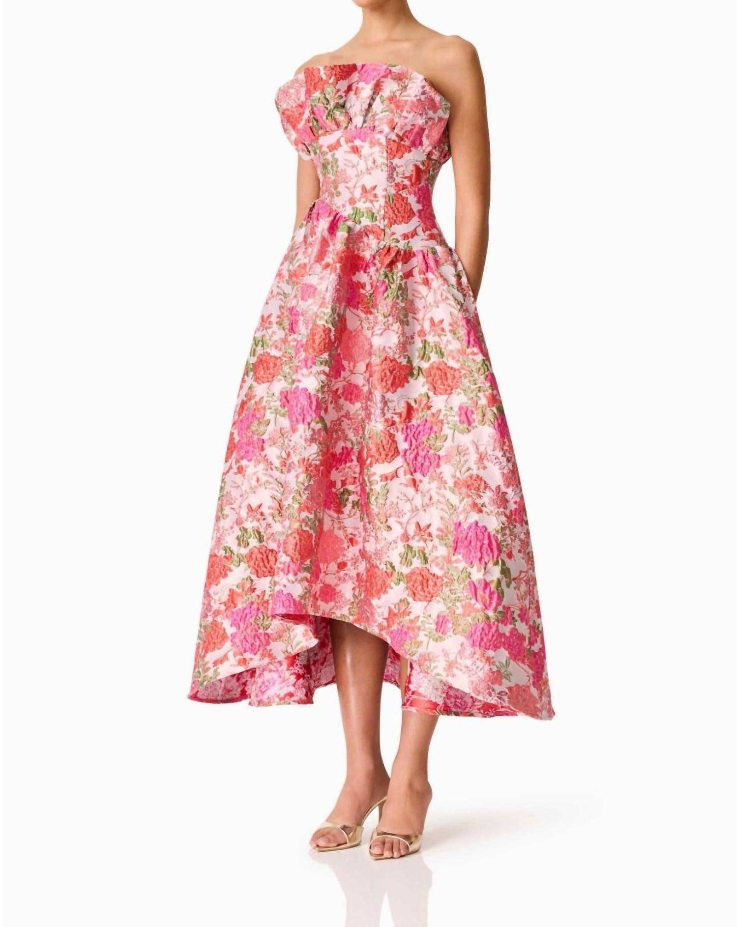 Elliatt - Floralie Strapless Gown