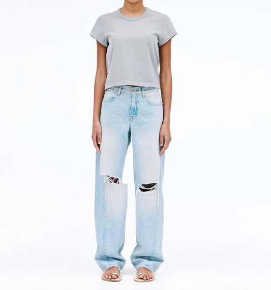 Slvrlake - Tess Long Twisted Seam Wide Leg Jeans