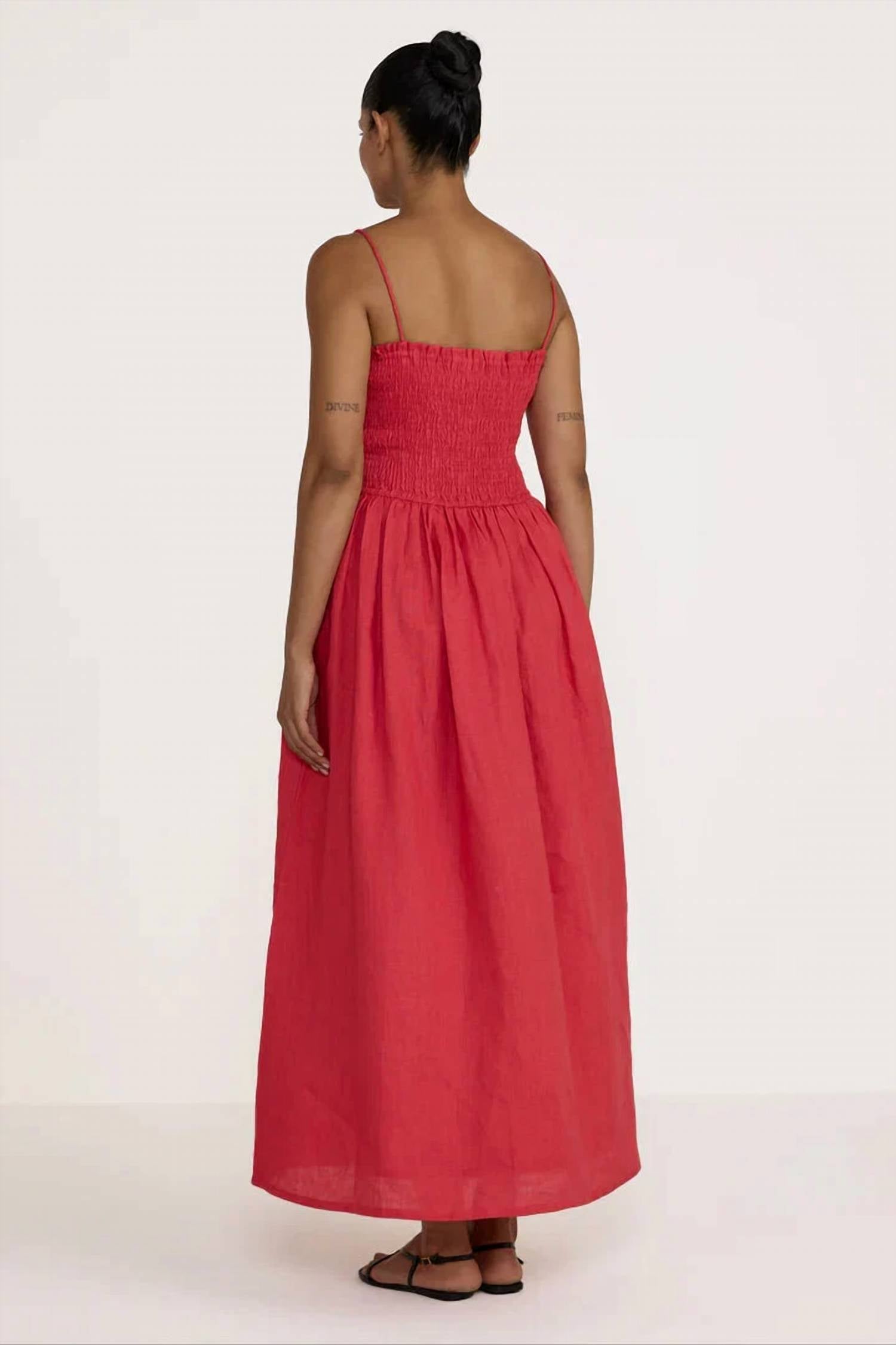 Laude The Label - Strappy Bodice Midi Dress