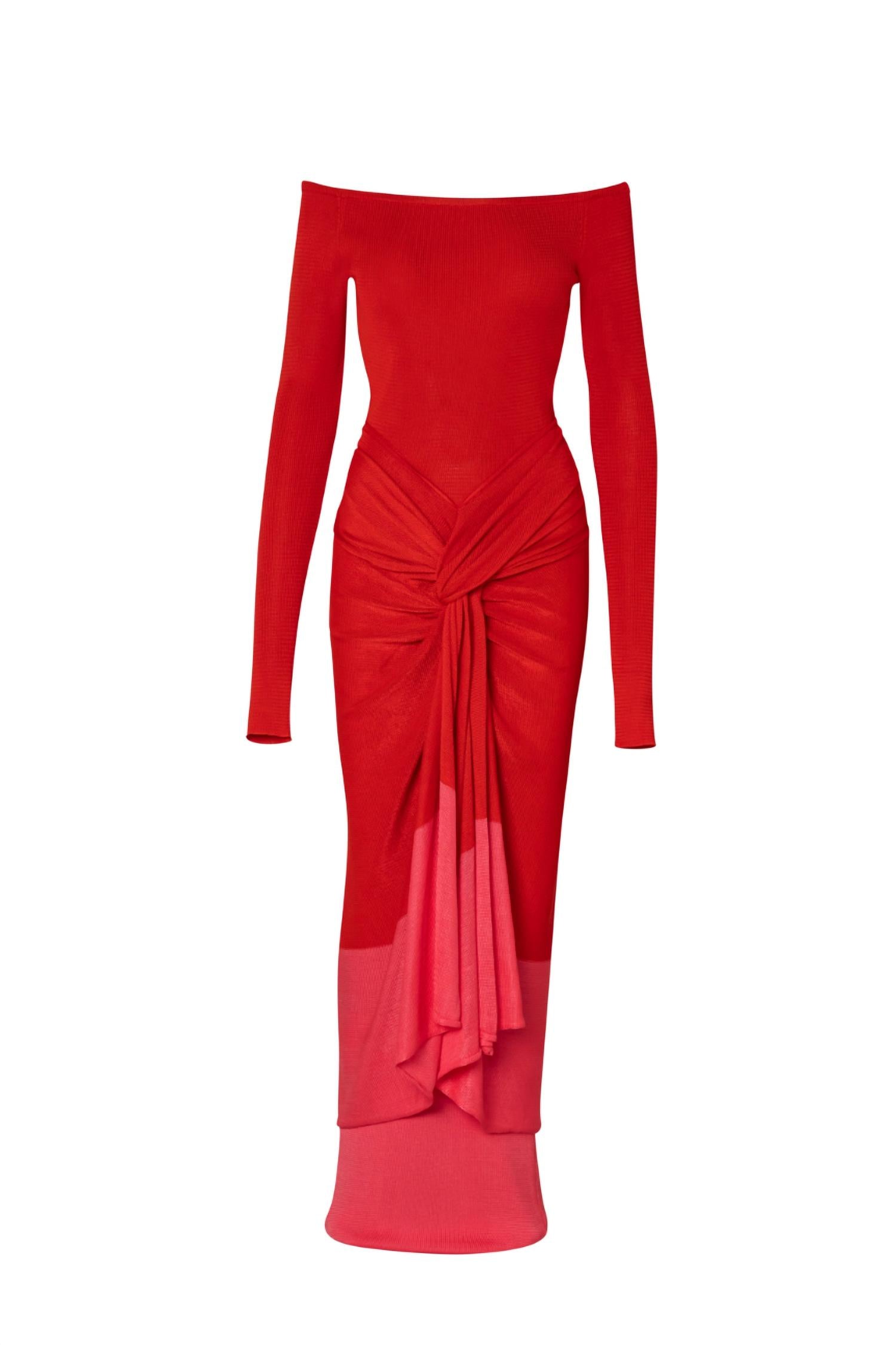 Boabab - Women's Amar Long Sleeve Off Shoulder Maxi Dress