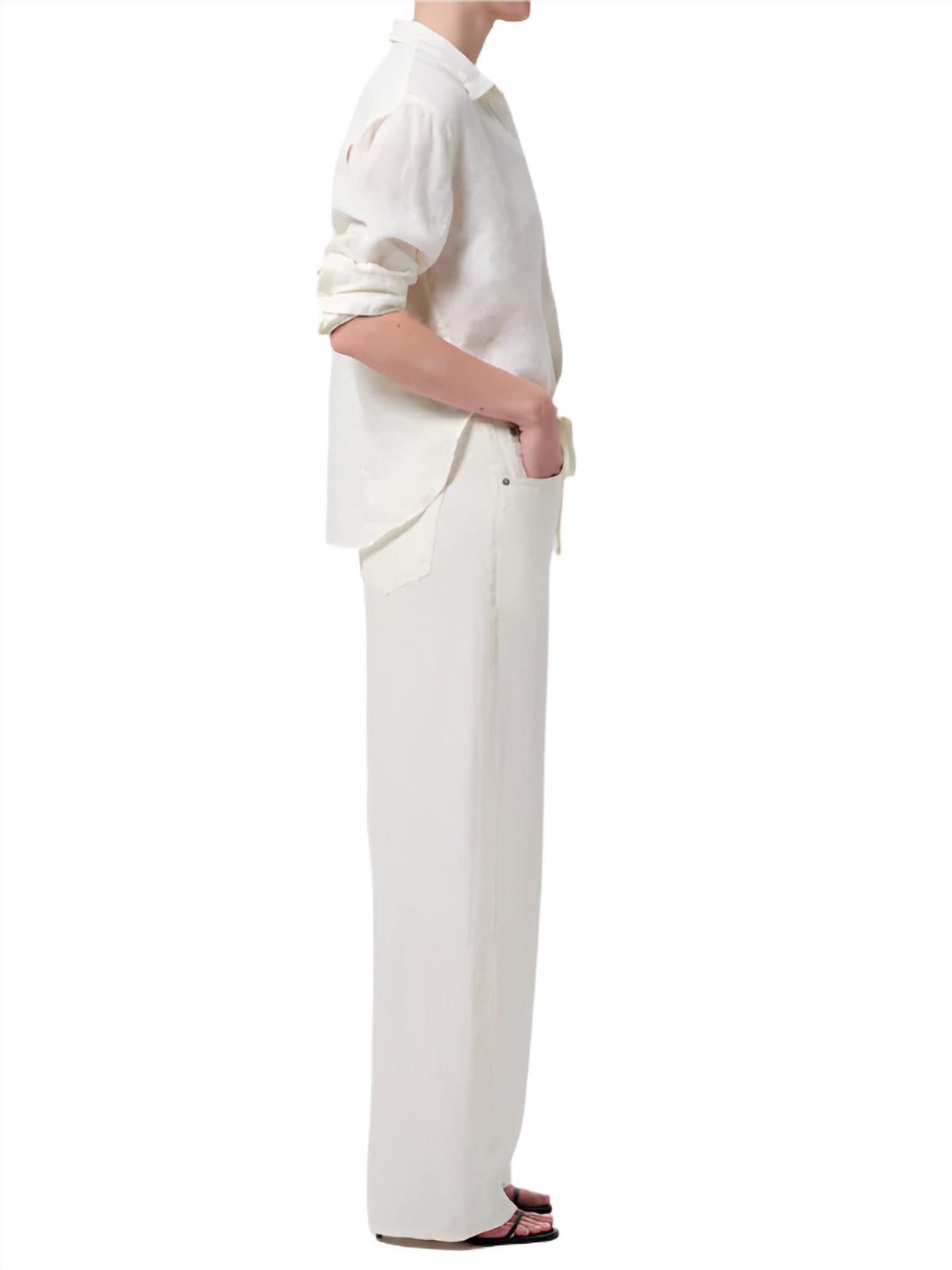 Citizens Of Humanity - Brynn Drawstring Linen Trouser