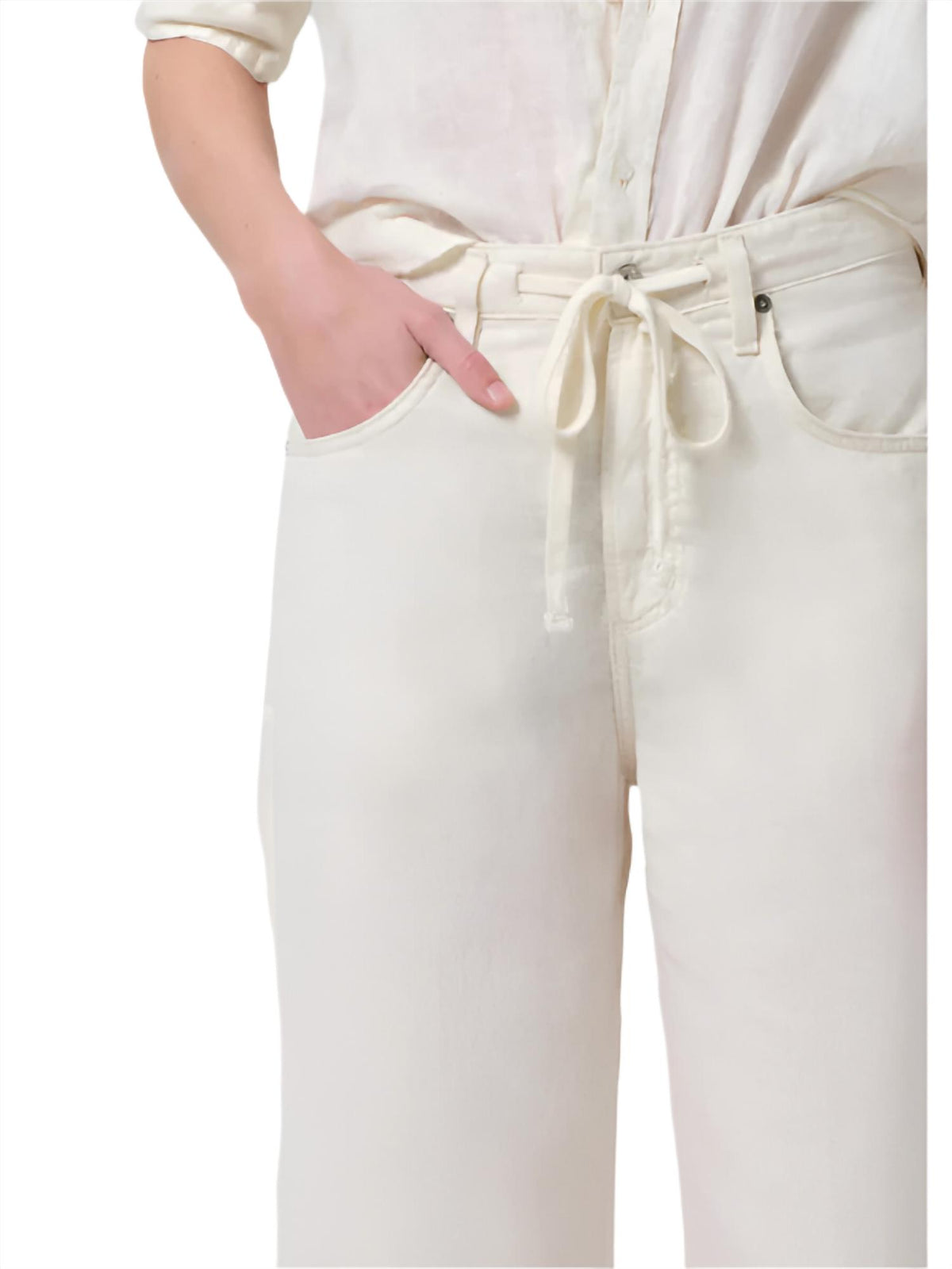 Citizens Of Humanity - Brynn Drawstring Linen Trouser