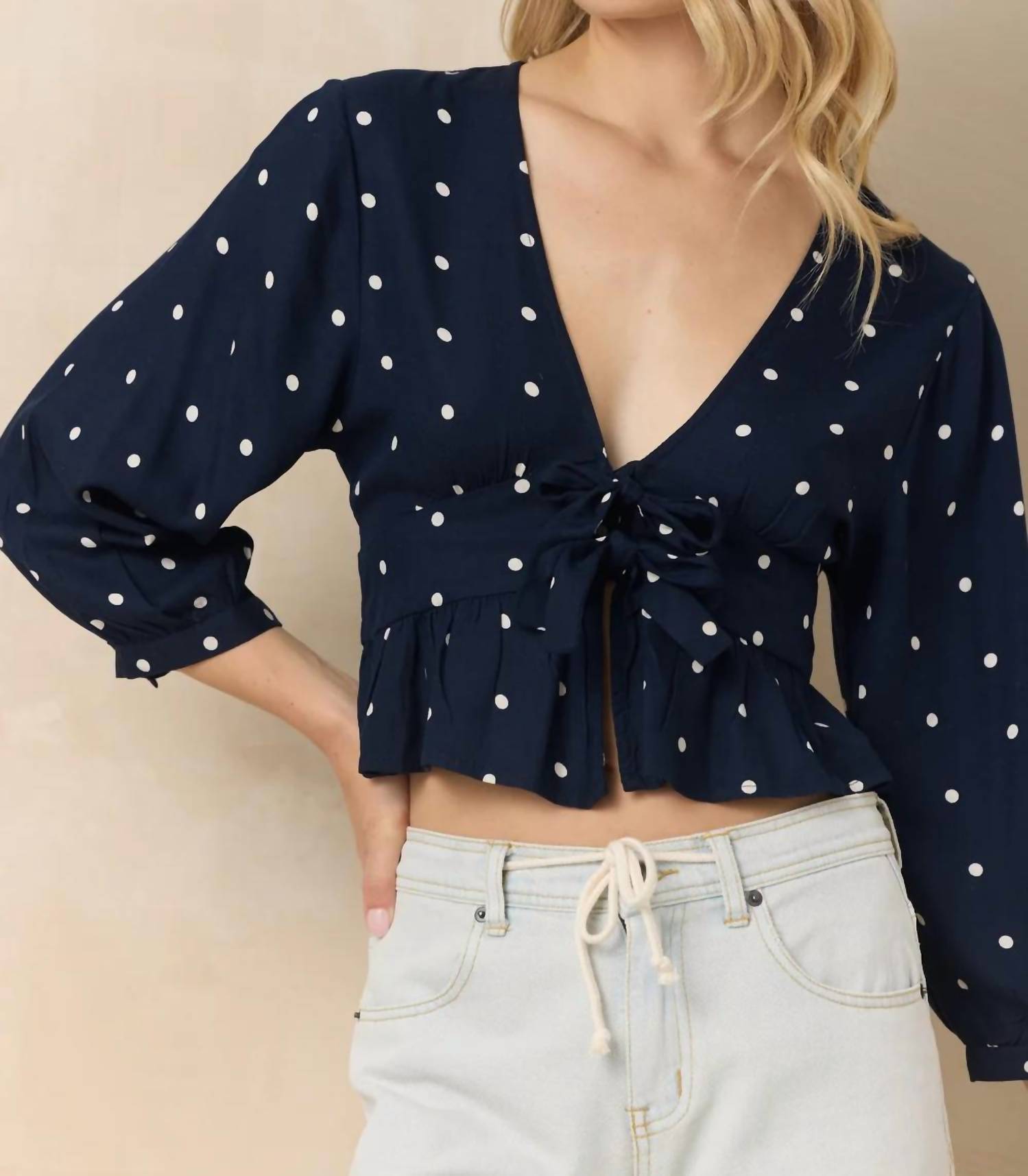 Vintage Havana - Polka Dot Top
