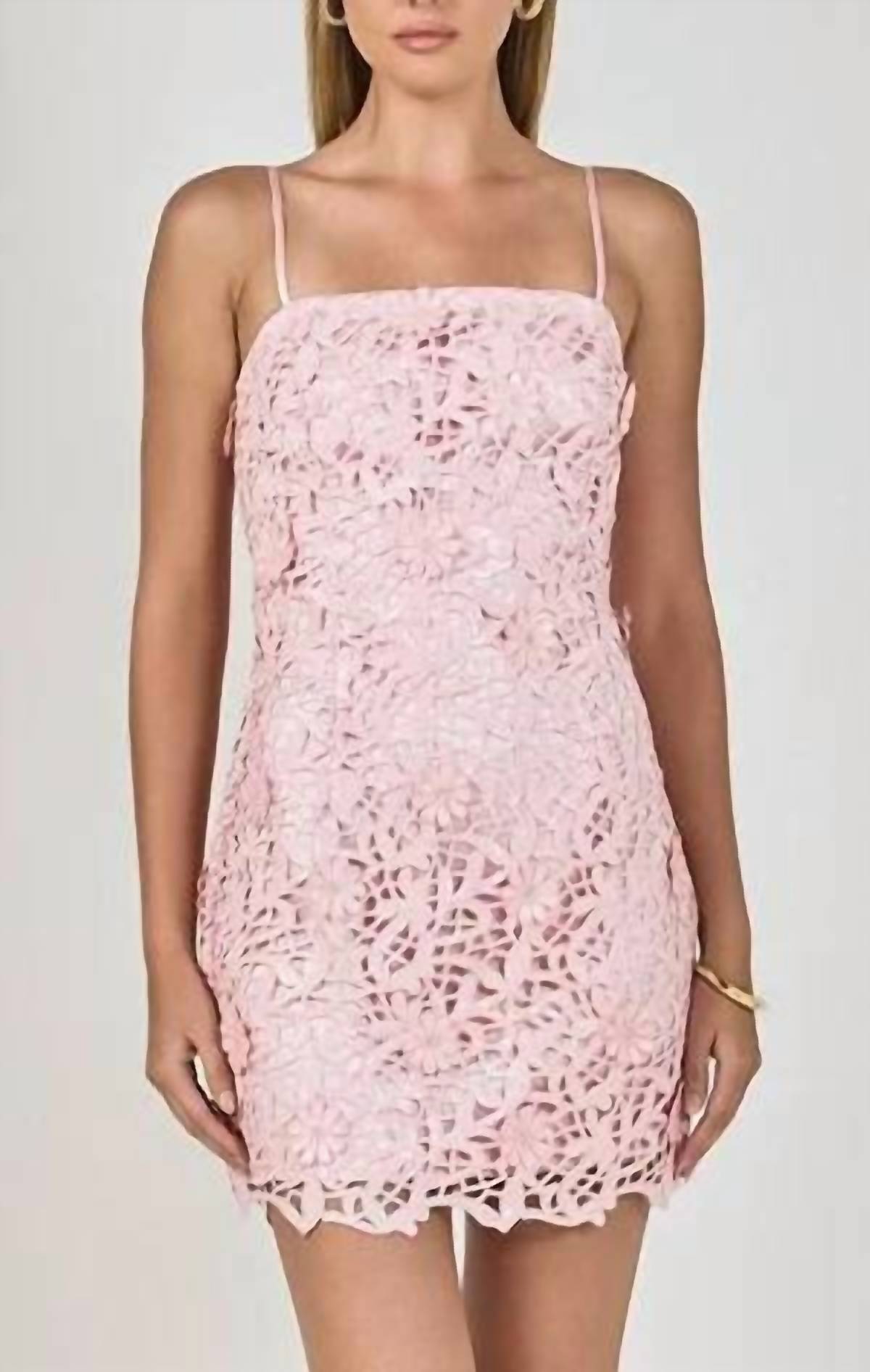 Endless Rose - Sequin Lace Mini Dress