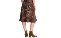 Johnny Was - Leopard Print and Floral Embroidery Midi Dress