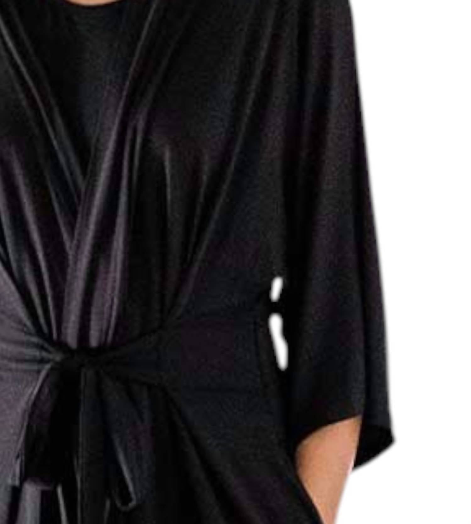Yala - Nina Elbow Sleeve Belted Bamboo Robe