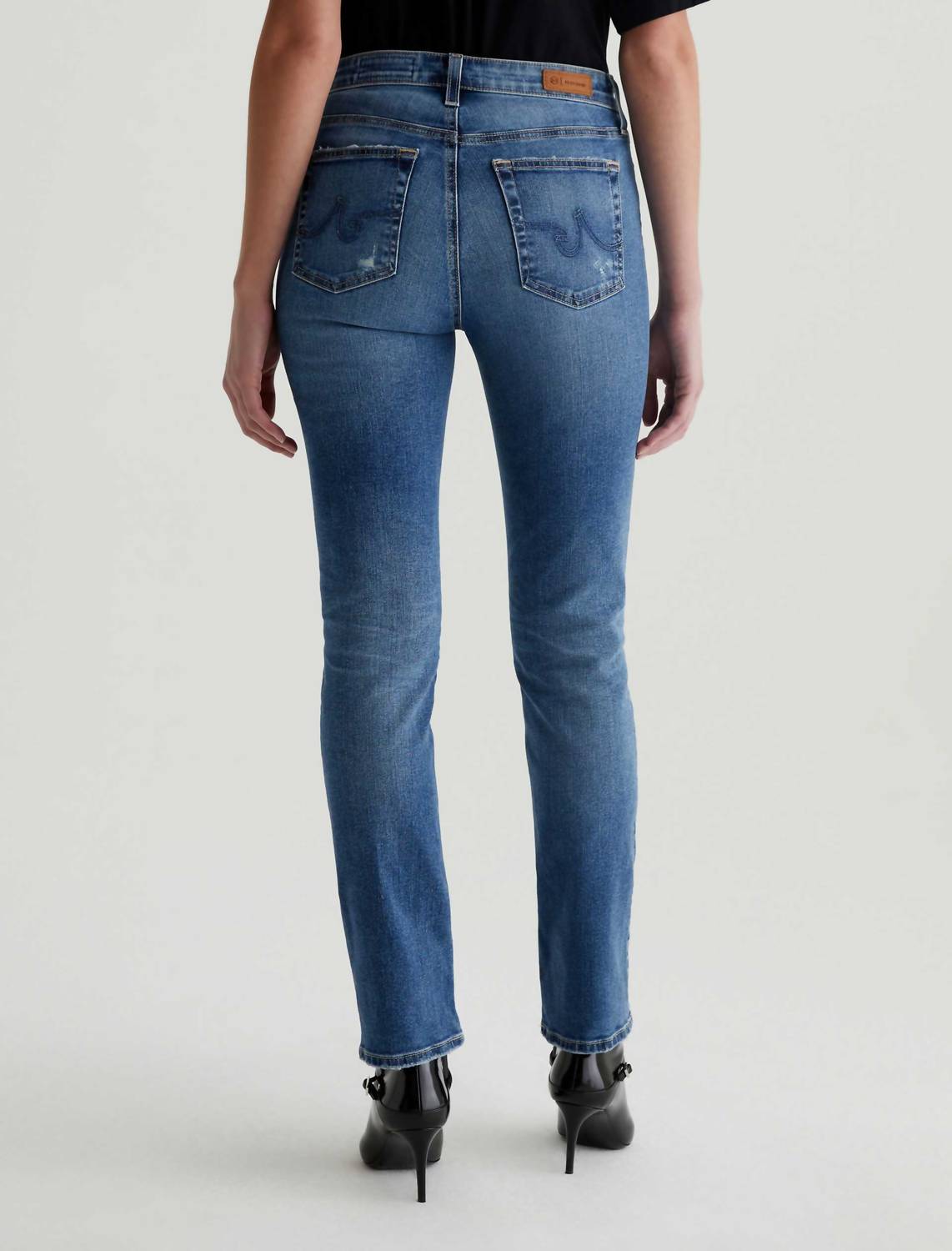 Ag Jeans - Mari Mid-rise Slim Straight Denim
