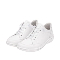 Remonte Women's Louann Leather Sneakers in white - women's sneaker