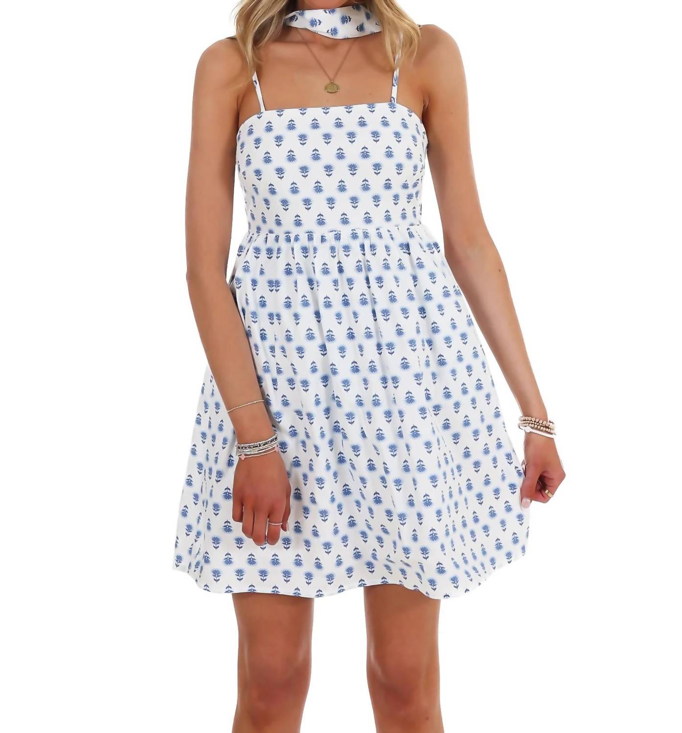 Pretty Follies - Everyday Romance Print Mini Dress