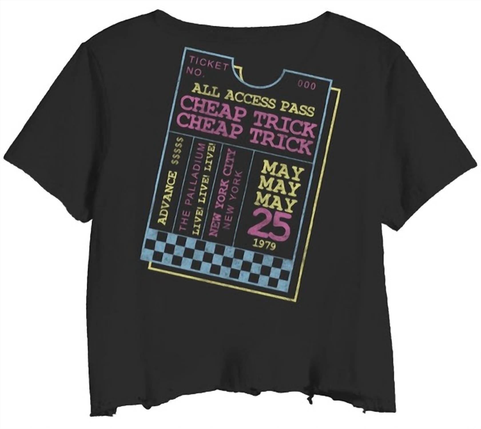 Prince Peter - Women's Cheap Trick Venue 79 Crop Tee