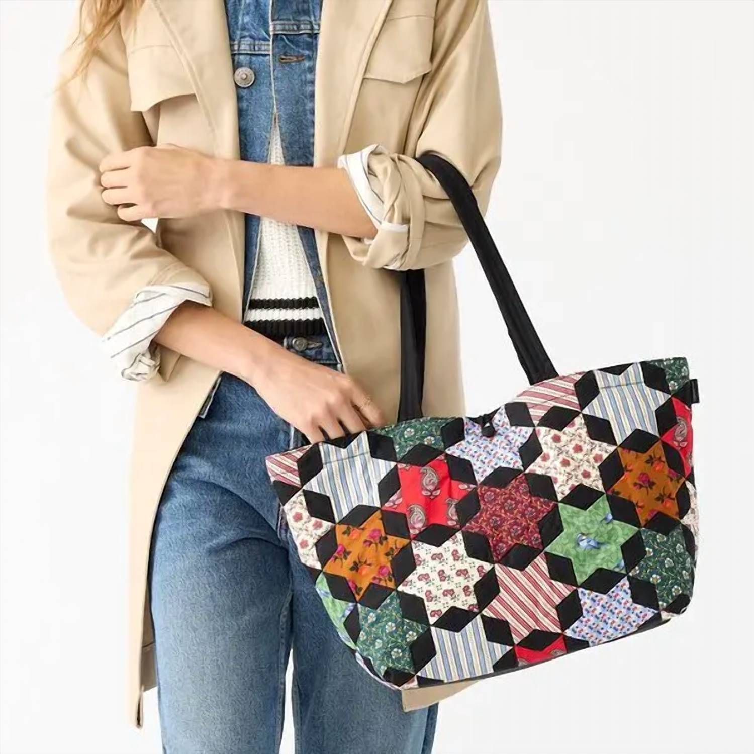 Vera Bradley - Star Patchwork Small Hathaway Tote