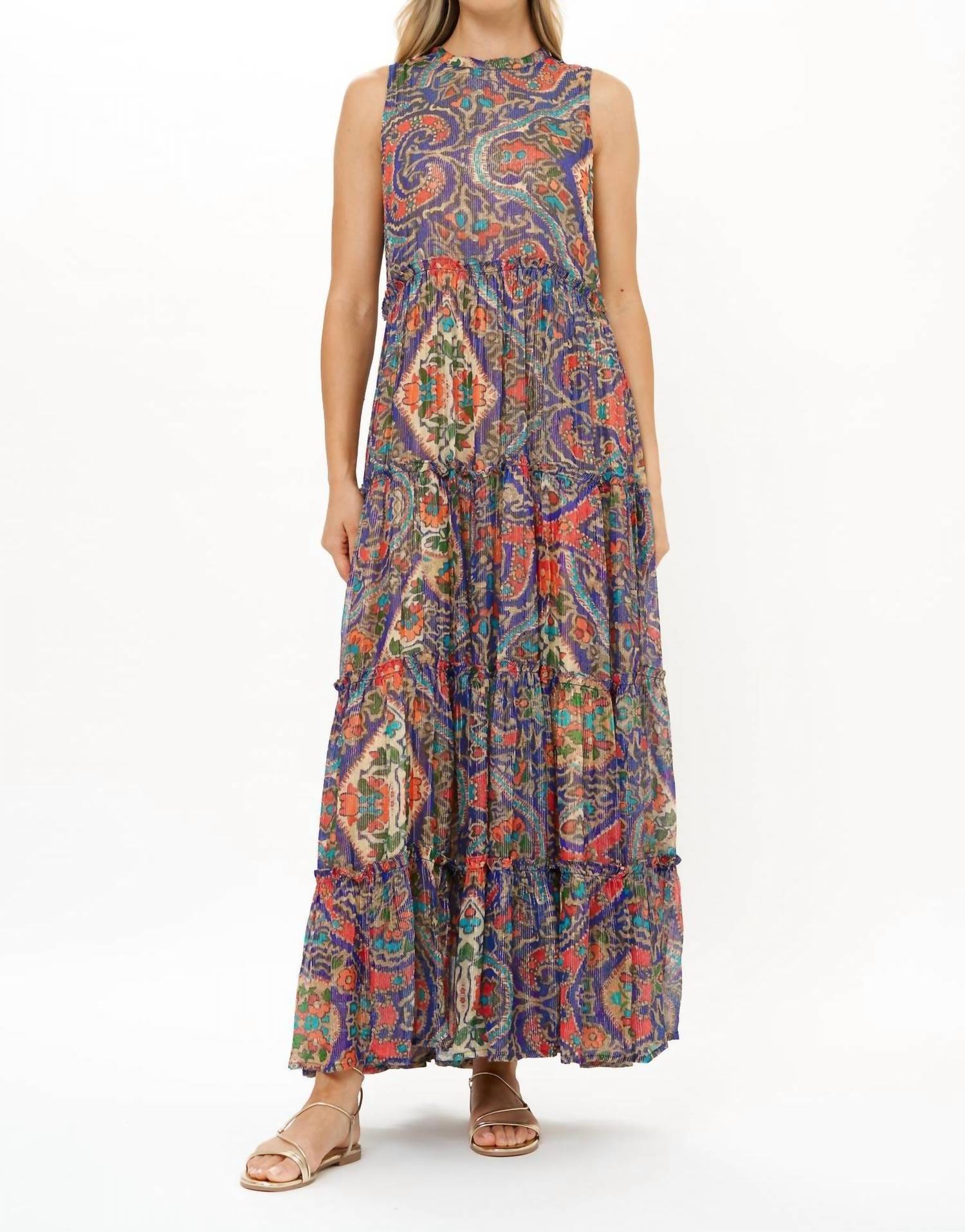 Oliphant - Ruffle Tiered Maxi Dress