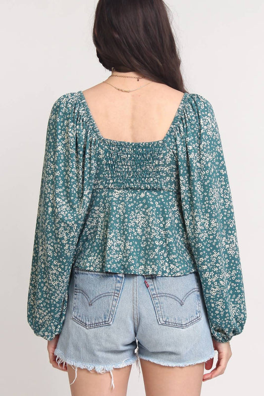 By Together - Willow Balloon Sleeves Top