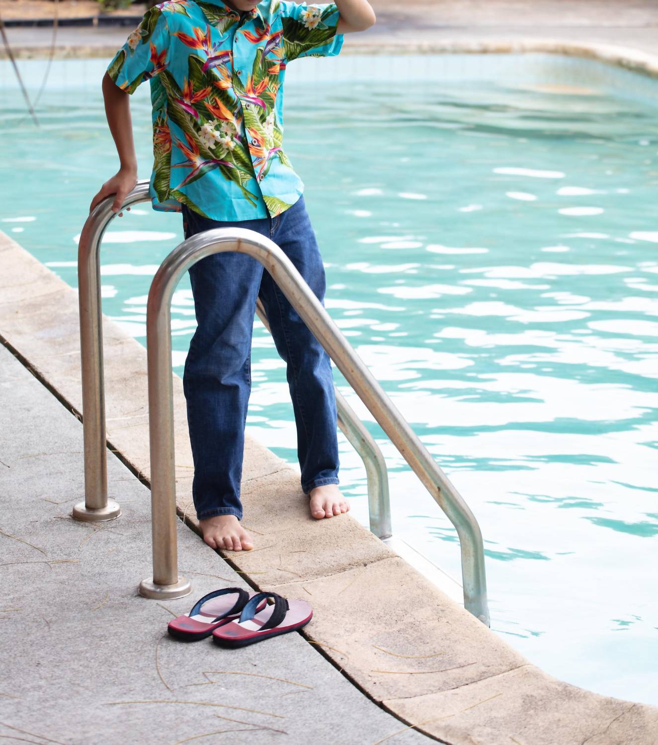 Coradorables - Boys Birds Of Paradise Shortsleeve "kalani" Aloha Shirt
