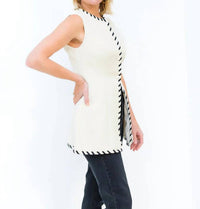 S'Edge - Taylor Button Front Vest