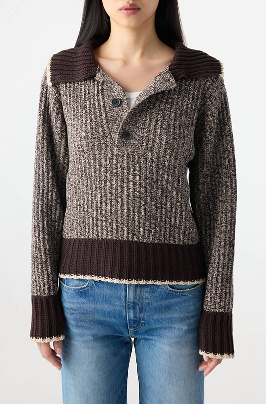 Amo - Bobbie Button-front Sweater