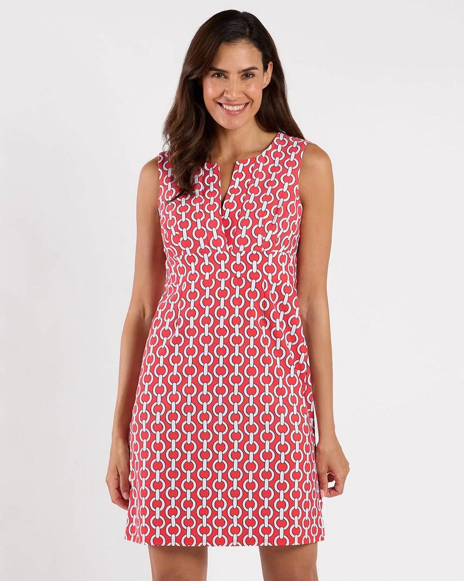 Jude Connally - Women's Ellie Chains Print Dress Jude Cloth