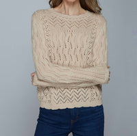 Autumn Cashmere - Stitchery Patchwork Crew Sweater