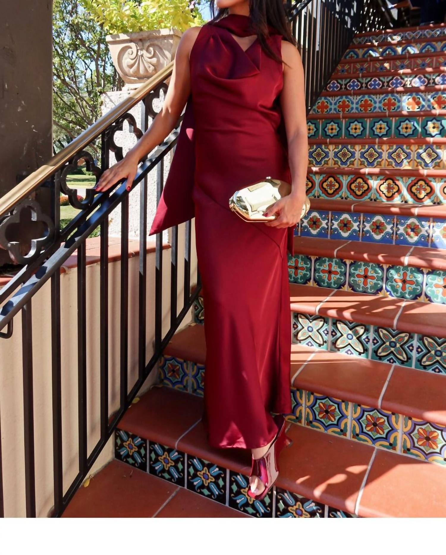 Sadie & Sage - Scarf Maxi Dress